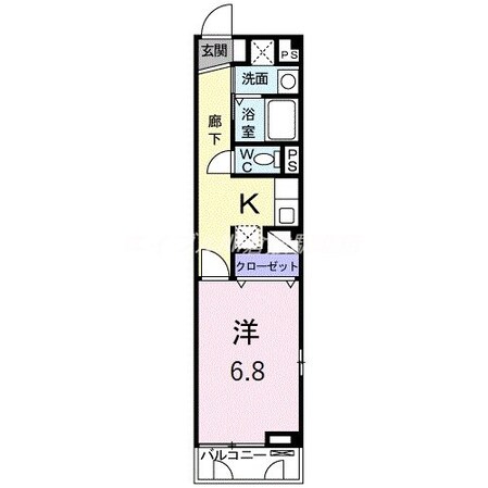 ルミネ長田Ｂの物件間取画像